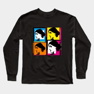 VIRGINIA WOOLF - 20TH CENTURY ENGLISH WRITER, A PIONEER OF THE USE OF STREAM OF CONSCIOUSNESS Long Sleeve T-Shirt